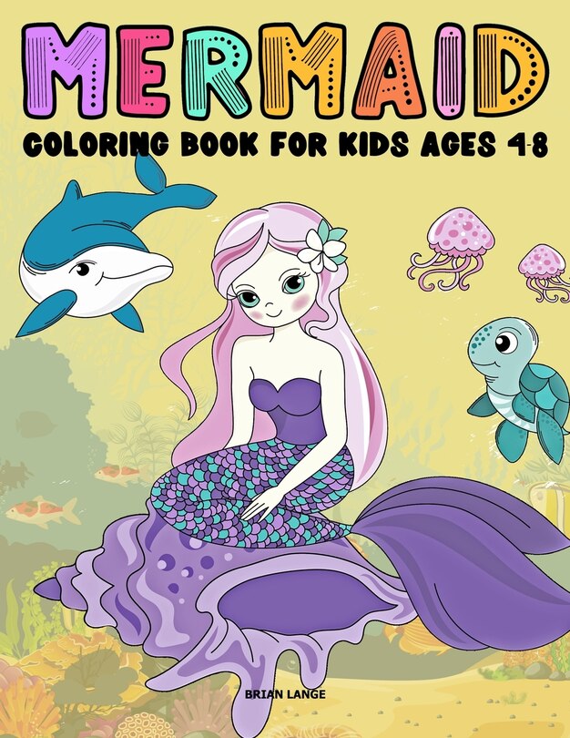 Couverture_Mermaid Coloring Book for Kids ages 4-8