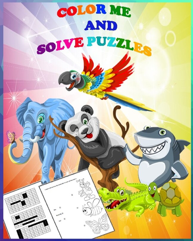 Front cover_Color me and solve puzzels