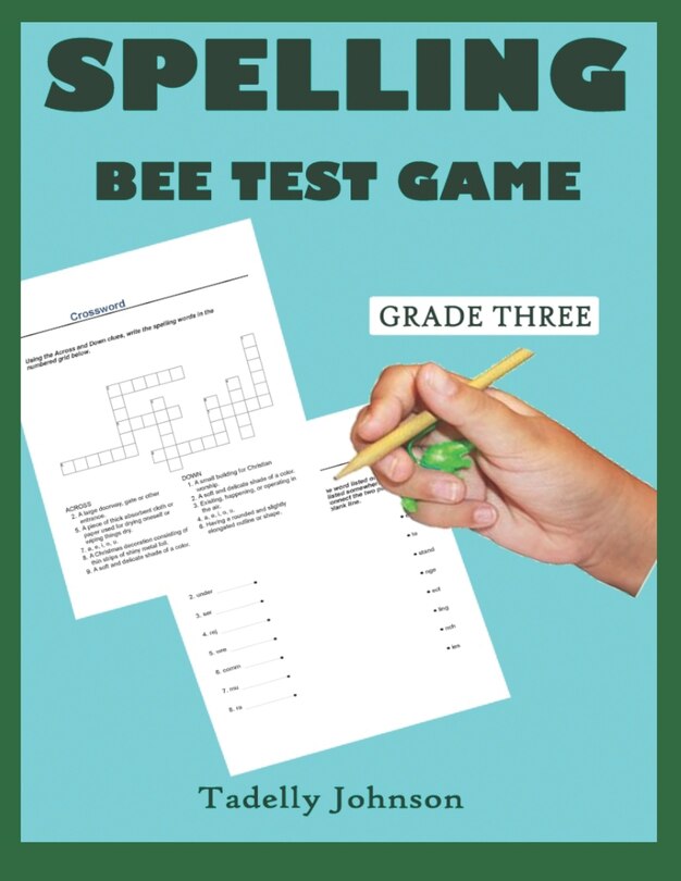 Front cover_Spelling Bee Test Game Grade Three