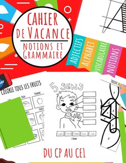 Front cover_Cahier de Vacance - Notions et Grammaire
