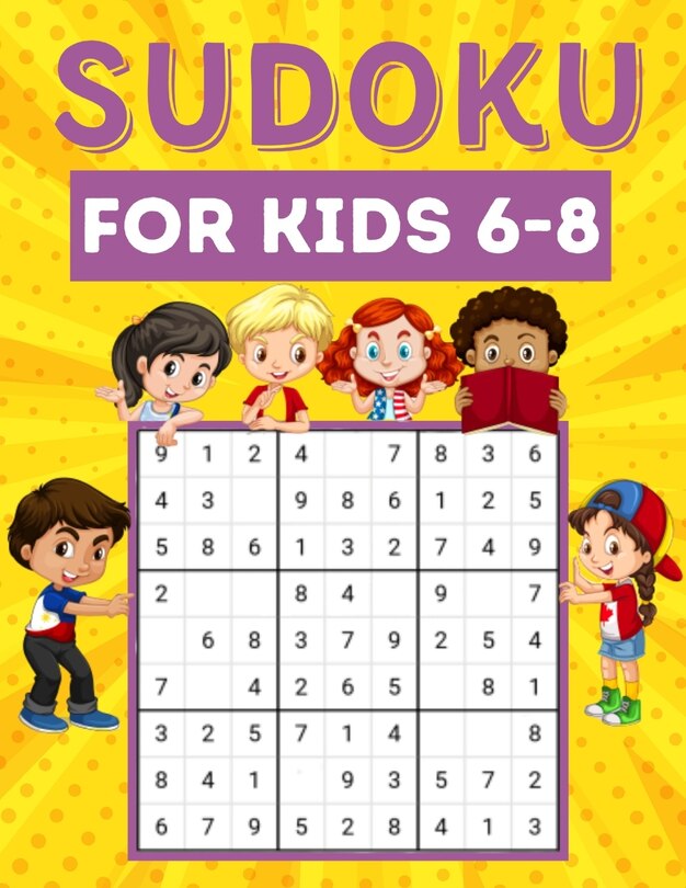 Front cover_Sudoku for kids 6-8
