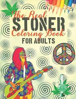 Front cover_The Real Stoner Coloring Book for Adults