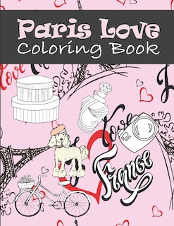Front cover_Paris Love Coloring Book
