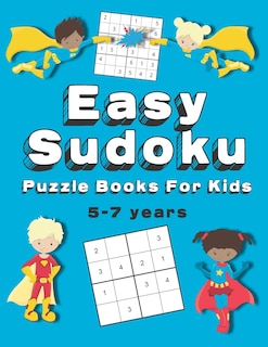 Front cover_Easy Sudoku Puzzle Books For Kids