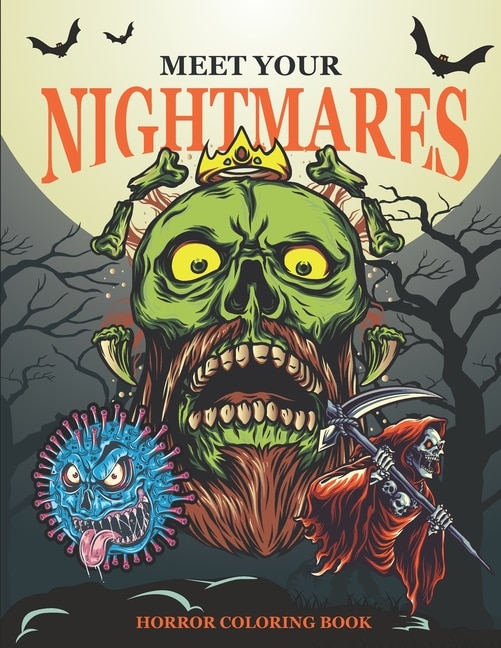 Couverture_Meet Your Nightmares - Horror Coloring Book