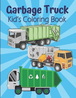 Front cover_Garbage Truck Kid's Coloring Book