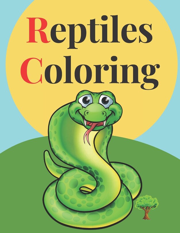 Front cover_Reptiles Coloring