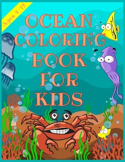 Front cover_Ocean Coloring Book for Kids