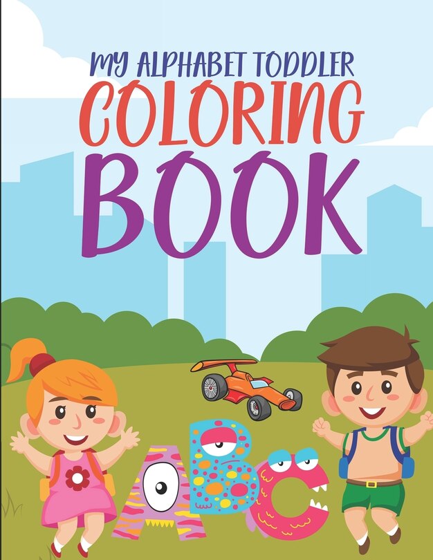 Front cover_My Alphabet Toddler Coloring Book