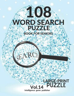 Front cover_108 Word Search Puzzle Book For Seniors Vol.14