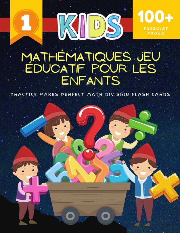 Couverture_Mathématiques jeu éducatif pour les enfants Practice Makes Perfect Math Division Flash Cards