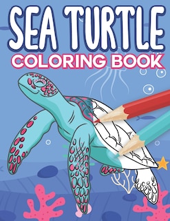 Front cover_Sea Turtle Coloring Book