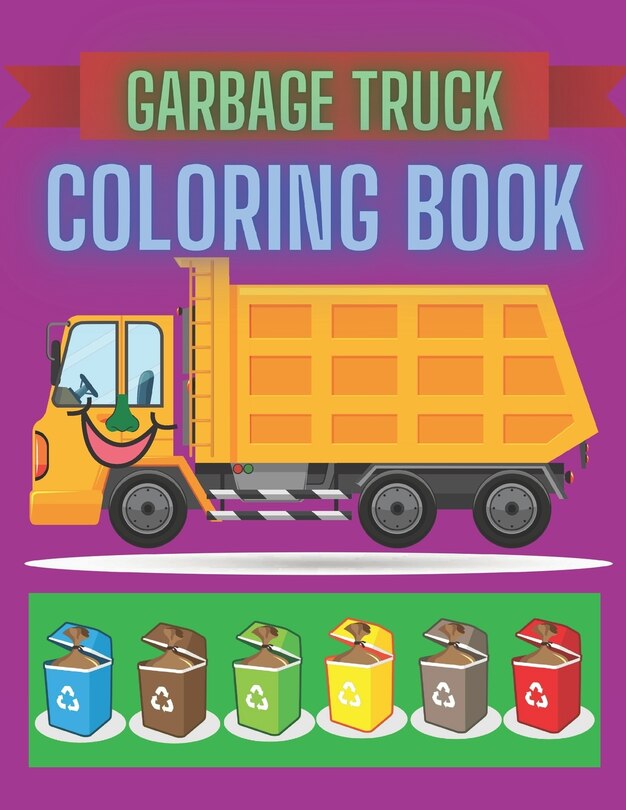 Front cover_Garbage Truck Coloring Book