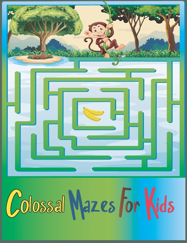 Couverture_Colossal Mazes for Kids