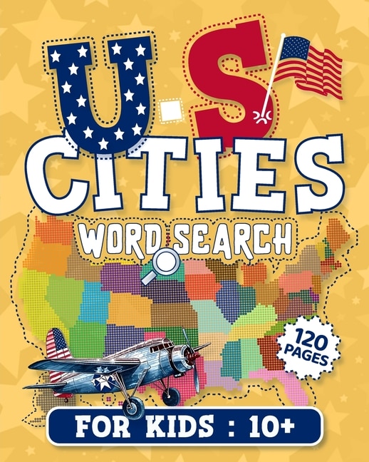 Couverture_U.S Cities Word Search For Kids