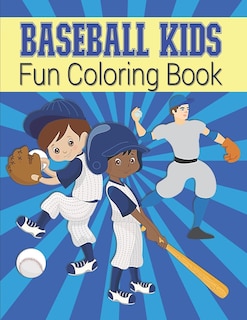 Front cover_Baseball Kids Fun Coloring Book