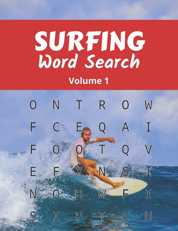 Surfing Word Search (volume 1) Large Print Puzzle Book With Solutions