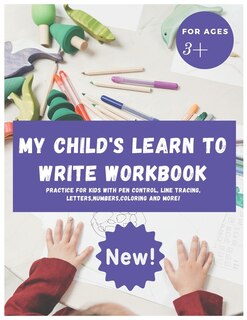 Couverture_My Child's Learn to Write Workbook