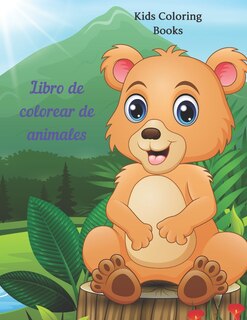 Front cover_Libro de colorear de animales - Kids Coloring Books