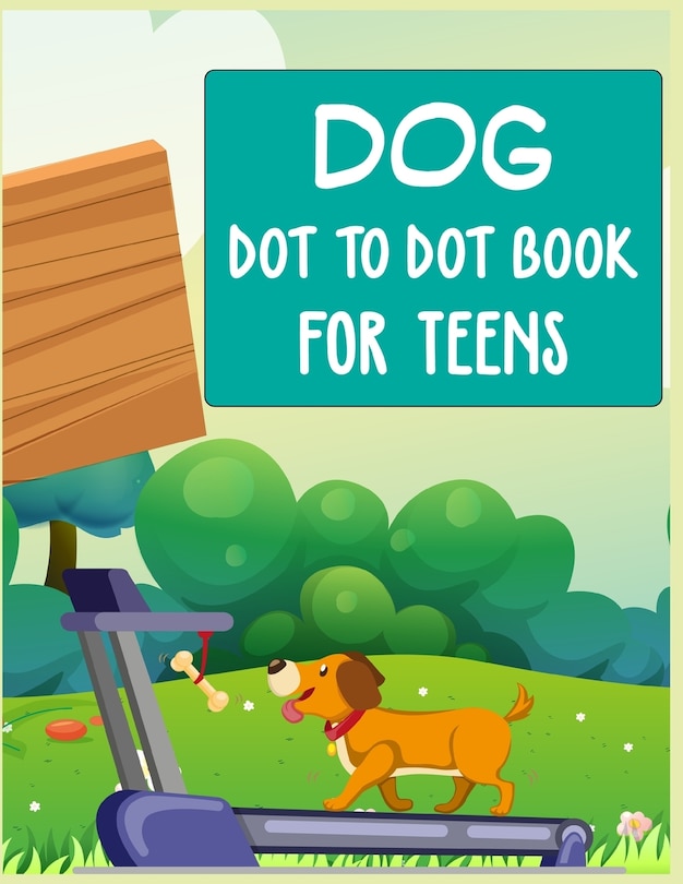 Front cover_Dog Dot to Dot Book For Teens