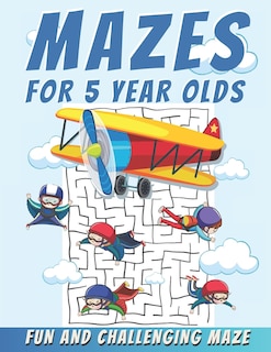 Front cover_Mazes For 5 Year Olds