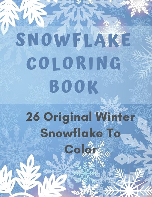 Front cover_Snowflake Coloring Book
