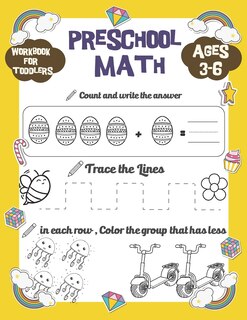 Couverture_Preschool Math workbook for toddlers ages 3-6