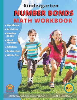 Front cover_Kindergarten Number Bonds Math Workbook