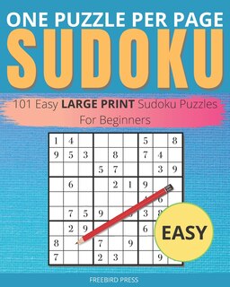 Couverture_One Puzzle Per Page Sudoku - Easy