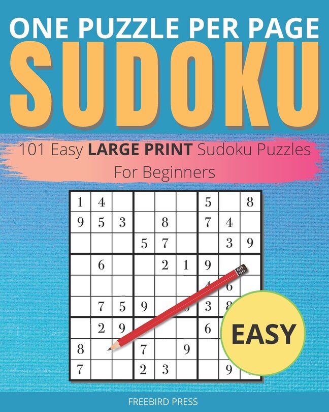 Couverture_One Puzzle Per Page Sudoku - Easy