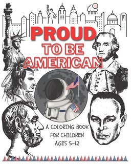 Couverture_Proud to be American - Coloring book for children