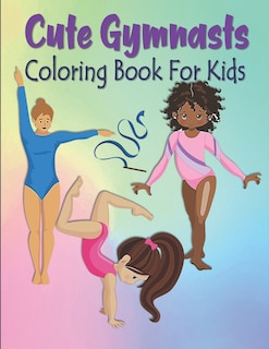 Couverture_Cute Gymnasts Coloring Book For Kids