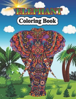 Front cover_Elephant Coloring Book