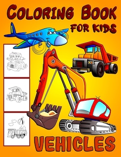 Couverture_Vehicles Coloring Book For Kids