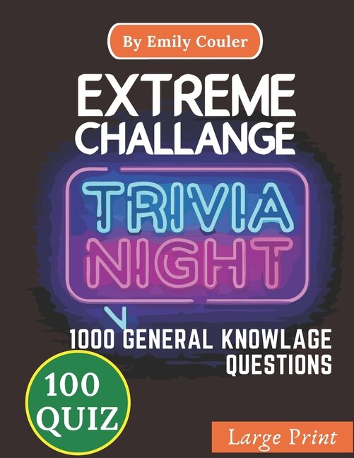 Front cover_Extreme Challange TRIVIA NIGHT