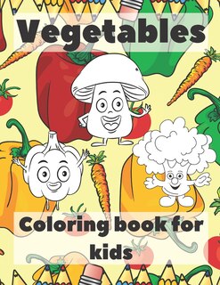 Front cover_Vegetables Coloring Book For Kids