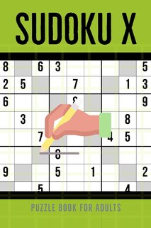 Front cover_Sudoku X Puzzle Book For Adults