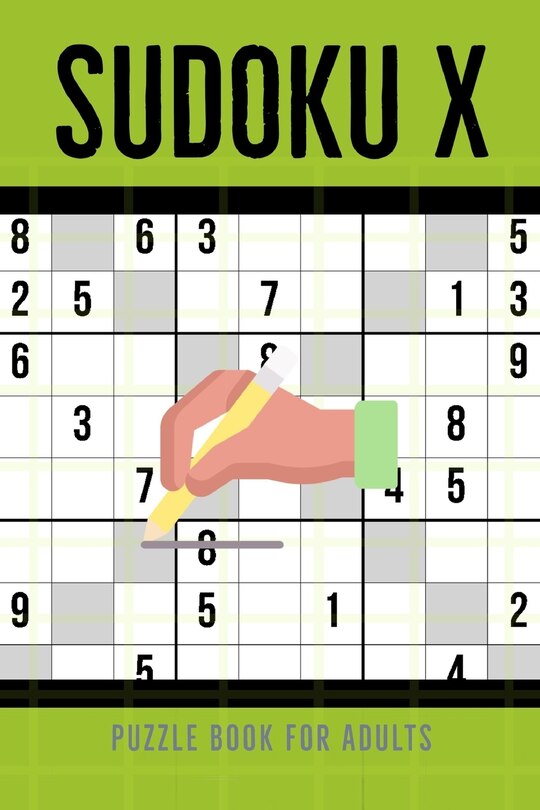 Front cover_Sudoku X Puzzle Book For Adults