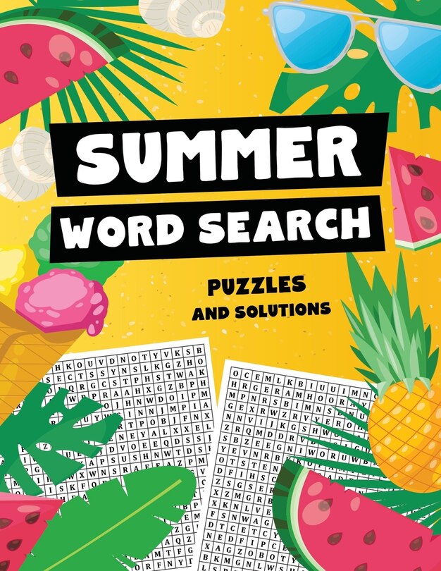 Couverture_Summer Word Search Puzzles and Solutions