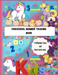 Front cover_Preschool Number Tracing Book