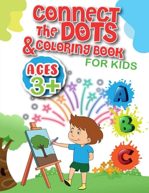 Front cover_Connect the Dots & Coloring Book for Kids