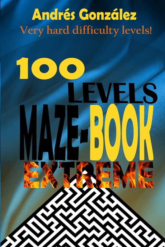 Front cover_Maze-Book Extreme - 100 levels - Very hard difficulty levels!