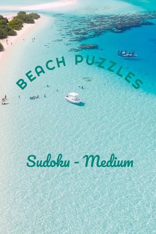 Front cover_Beach Puzzles - Sudoku - Medium