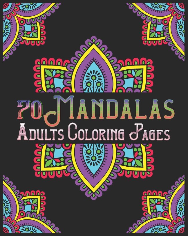 Couverture_70 mandalas adults coloring pages