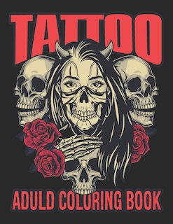 Front cover_Tattoo Aduld Coloring Book