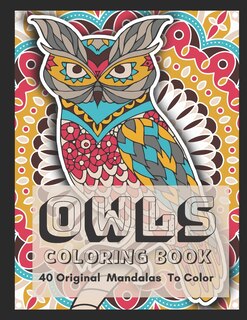 Couverture_Owls Coloring Book