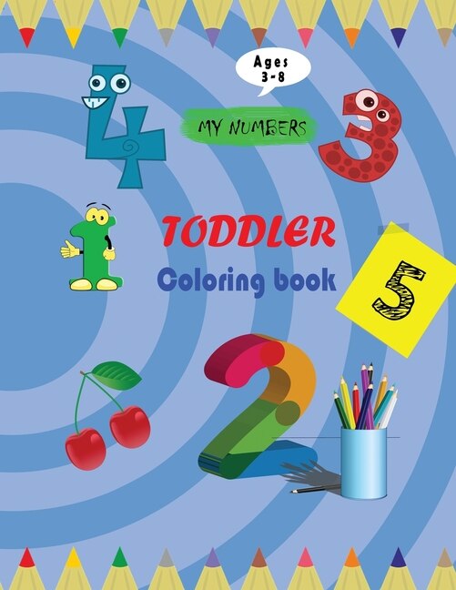Front cover_my numbers toddler coloring book