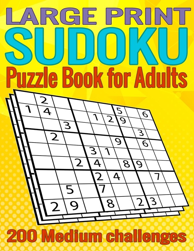 Couverture_Large print Sudoku Puzzle book for adults