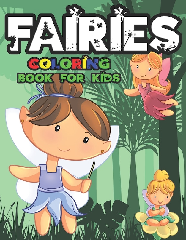 Front cover_Fairies Coloring Book for Kids