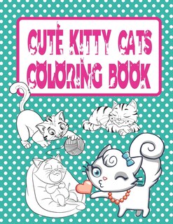 Front cover_Cute Kitty Cats Coloring Book